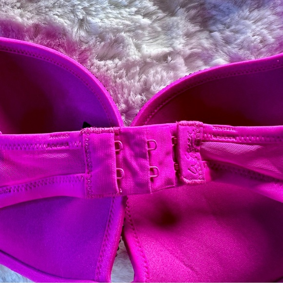 La SENZA Beyond Sexy Push Up Bra Fully Padded in Magenta Size 34B - Picture 5 of 6